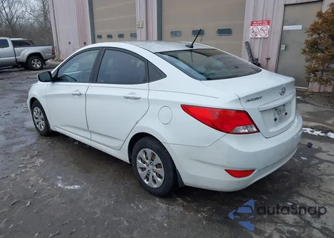 2016 Hyundai Accent Se z USA, uszkodzony, nr VIN KMHCT4AEXGU158057